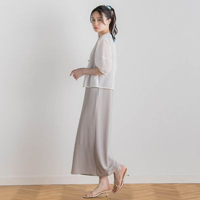 リブタンクワンピース≪洗濯機で洗える≫