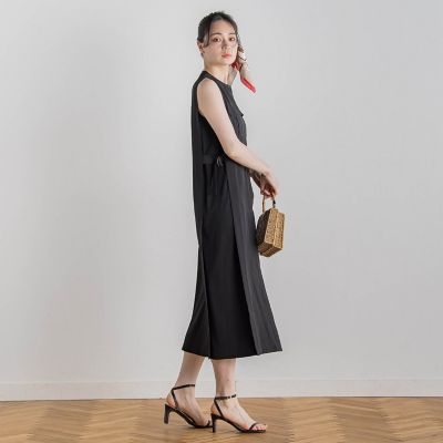 Droite lautreamont (Women)/ドロワットロートレアモン 麻調リブシャツワンピース≪手洗い可能≫
