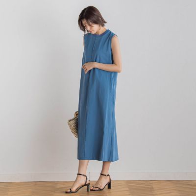 【ＷＥＢ限定】ジャージーピンタックワンピース≪洗濯機で洗える≫