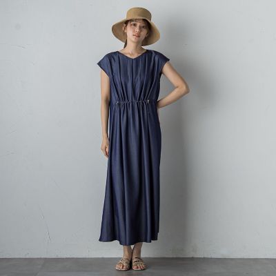 新品　yukiemon デニムワンピース　M WEB限定】R／Tデニムワンピース≪手洗い可能≫ | Droite
