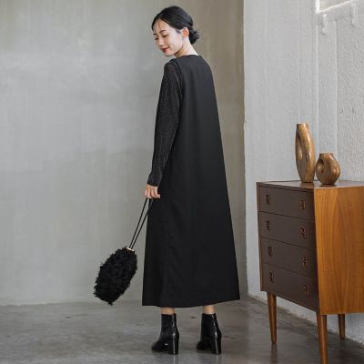 裏起毛サキソニーワンピース≪手洗い可能≫ | Droite lautreamont