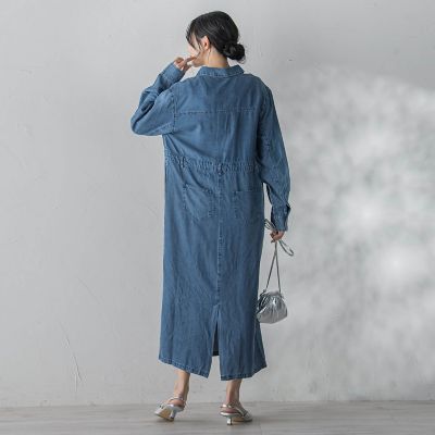 レーヨンデニムワンピース | Droite lautreamont (Women)/ドロワット