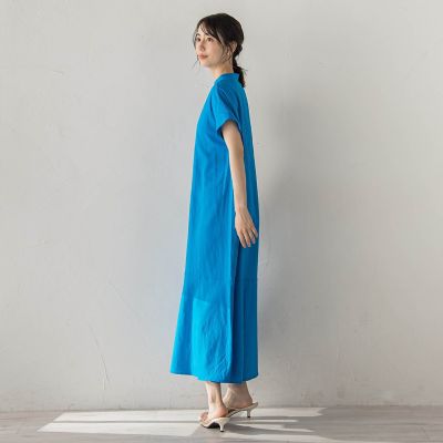 レーヨン麻ポプリンワンピース | Droite lautreamont (Women