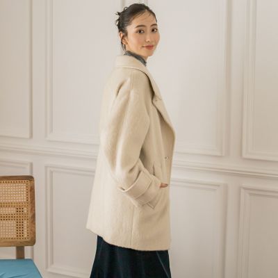 ミーテループカットシャギーコート