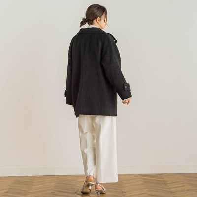 ミーテループカットシャギーコート