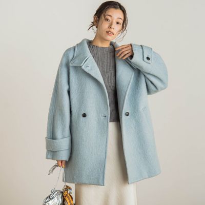 ミーテループカットシャギーコート