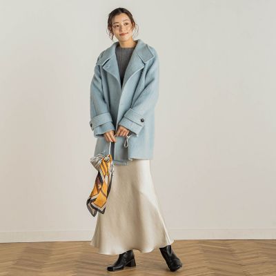 ミーテループカットシャギーコート