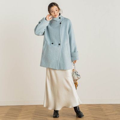 ミーテループカットシャギーコート