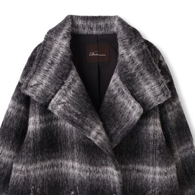 ＩＯＬＡＮＤＡシャギーチェックコート