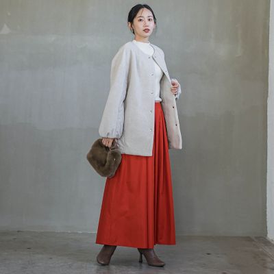 メランジブランケットコート | Droite lautreamont (Women)/ドロワット