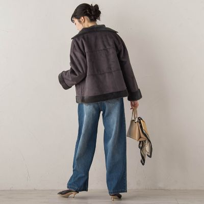 WEB限定】フェイクムートンファーコート | Droite lautreamont