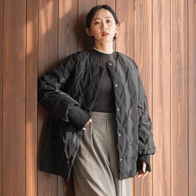 LAUTREAMONT ロートレアモン ステッチレスライトダウンアウター コート 59cd012-98359-01b.jpg