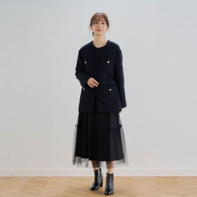 Droite lautreamont　スラブラメツィードジャケット Droite lautreamont（ドロワットロートレアモン）の「スラブラメ