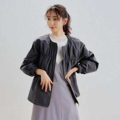 ミニリップストップティアードブルゾン≪手洗い可能≫