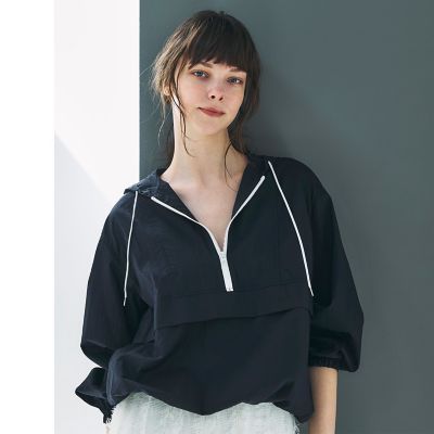 ＜Droite lautreamont (Women)＞ＥＣＯエアーナイロンアノラックパーカー≪洗濯機で洗える≫