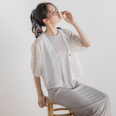 Droite lautreamont (Women)/ドロワットロートレアモン メッシュジャケット≪洗濯機で洗える≫