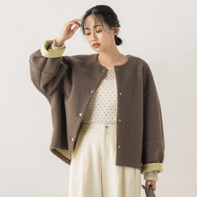 新品　RIVAMONTI リバモンティ ジャケット 42 イタリア製 白 RIPOLI-OS（PEARL）：イタリアで生まれた、ラグジュアリ ダウン