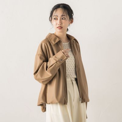 ジップアップブルゾン | Leilian (Women)/レリアン | 三越伊勢丹