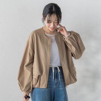 WEB限定】2WAYサーブルクロス撥水ブルゾン | Droite