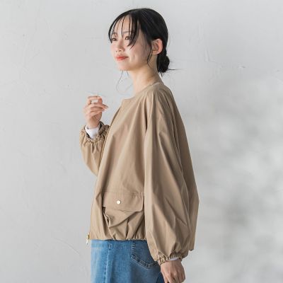 WEB限定】2WAYサーブルクロス撥水ブルゾン | Droite