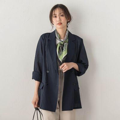 シアー麻調合繊ジャケット | Droite lautreamont (Women)/ドロワット