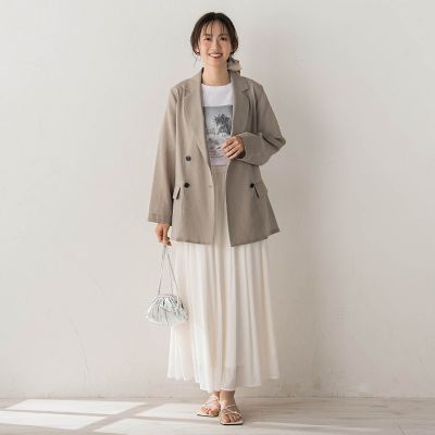 シアー麻調合繊ジャケット | Droite lautreamont (Women)/ドロワット