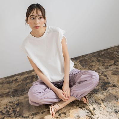 ＜Droite lautreamont (Women)＞アクアスーティングジョーゼットプルオーバー≪洗濯機で洗える≫