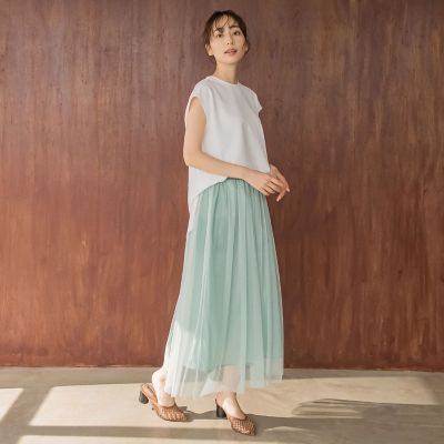 アクアスーティングジョーゼットプルオーバー≪洗濯機で洗える≫