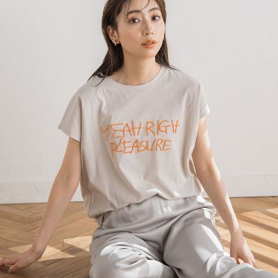 ＜Droite lautreamont (Women)＞モールロゴＴシャツ
