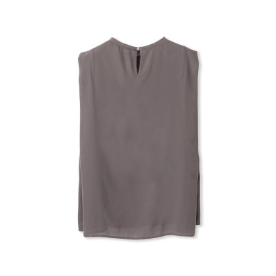 クレープジョーゼットロゴＴシャツ≪洗濯機で洗える≫