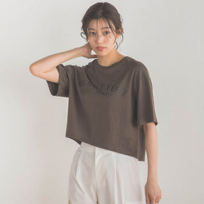 Droite lautreamont / ドロワットロートレアモン 【WEB限定カラーあり】ロゴプリントT≪手洗い可能≫ WEB限定カラーあり】ロゴプリントT≪手洗い可能≫ | Droite