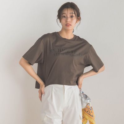【ＷＥＢ限定カラーあり】ロゴプリントＴ≪手洗い可能≫
