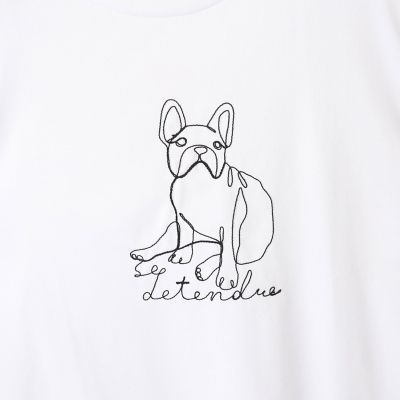 PUBLUX/フレンチブルドッグ アニマル プリントTシャツ 限定展開