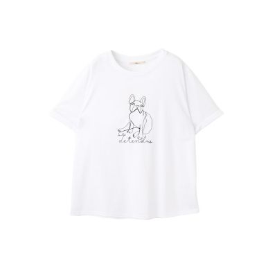 【ＷＥＢ限定】フレンチブルドッグ刺繍Ｔシャツ≪手洗い可能≫