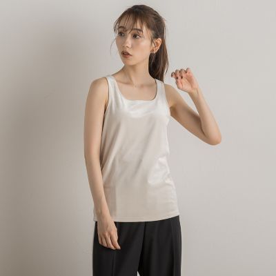 【カタログ掲載】スノーベロアタンクトップ≪手洗い可能≫