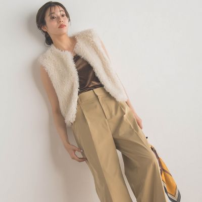 【カタログ掲載】スノーベロアタンクトップ≪手洗い可能≫