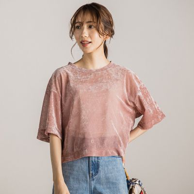 Droite lautreamont (Women)/ドロワットロートレアモン シアーカームメッシュプルオーバー≪手洗い可能≫