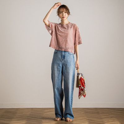 シアーカームメッシュプルオーバー≪手洗い可能≫