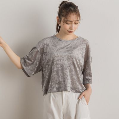 シアーカームメッシュプルオーバー≪手洗い可能≫