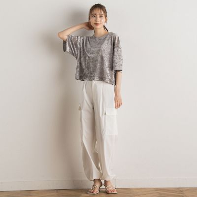 シアーカームメッシュプルオーバー≪手洗い可能≫