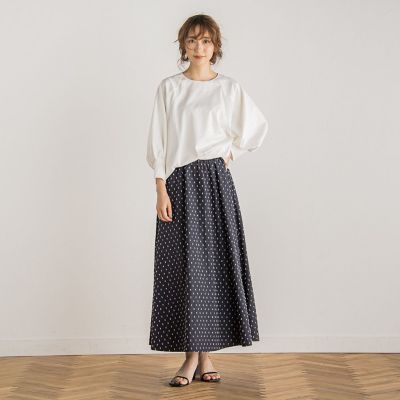 スーピマコットンドッキングプルオーバー≪洗濯機で洗える≫