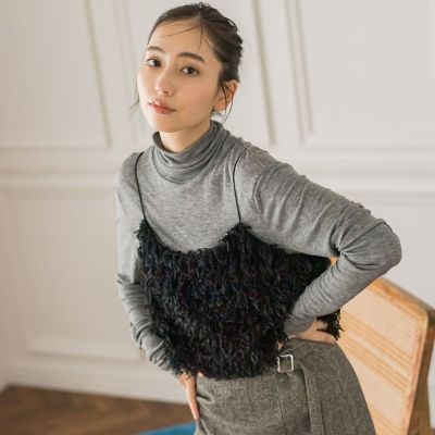 Droite lautreamont (Women)/ドロワットロートレアモン ウール混ライトテレコタートル≪洗濯機で洗える≫