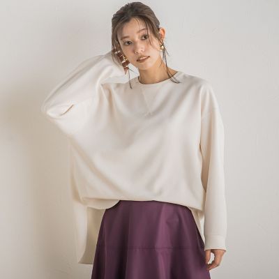ダブルクロスジョーゼットプルオーバー≪手洗い可能≫