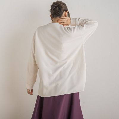 ダブルクロスジョーゼットプルオーバー≪手洗い可能≫