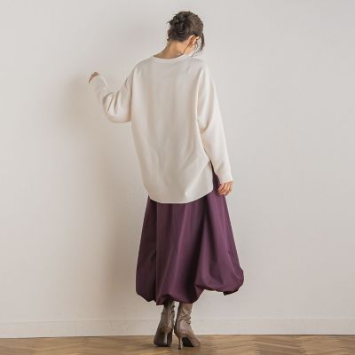 ダブルクロスジョーゼットプルオーバー≪手洗い可能≫