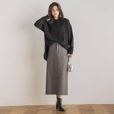 ダブルクロスジョーゼットプルオーバー≪手洗い可能≫