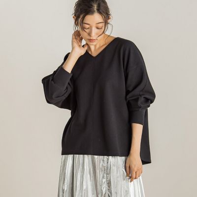 ＜Droite lautreamont (Women)＞ブークレーダンボールカットソー≪洗濯機で洗える≫