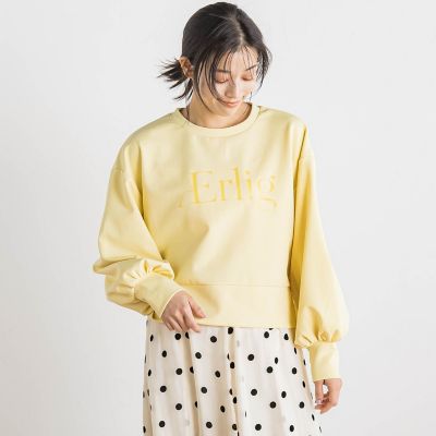 ＜Droite lautreamont (Women)＞【ＷＥＢ限定】クリアロゴプリントプルオーバー≪洗濯機で洗える≫