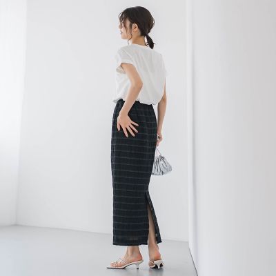 ドライタッチコットンロゴＴシャツ≪洗濯機で洗える≫