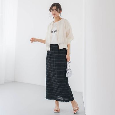 ドライタッチコットンロゴＴシャツ≪洗濯機で洗える≫